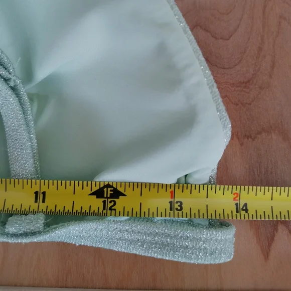 URBAN OUTFITTERS Glimmer Cheeky Bikini Bottom & Triangle Bikini Top- NWT (L) - Picture 12 of 15